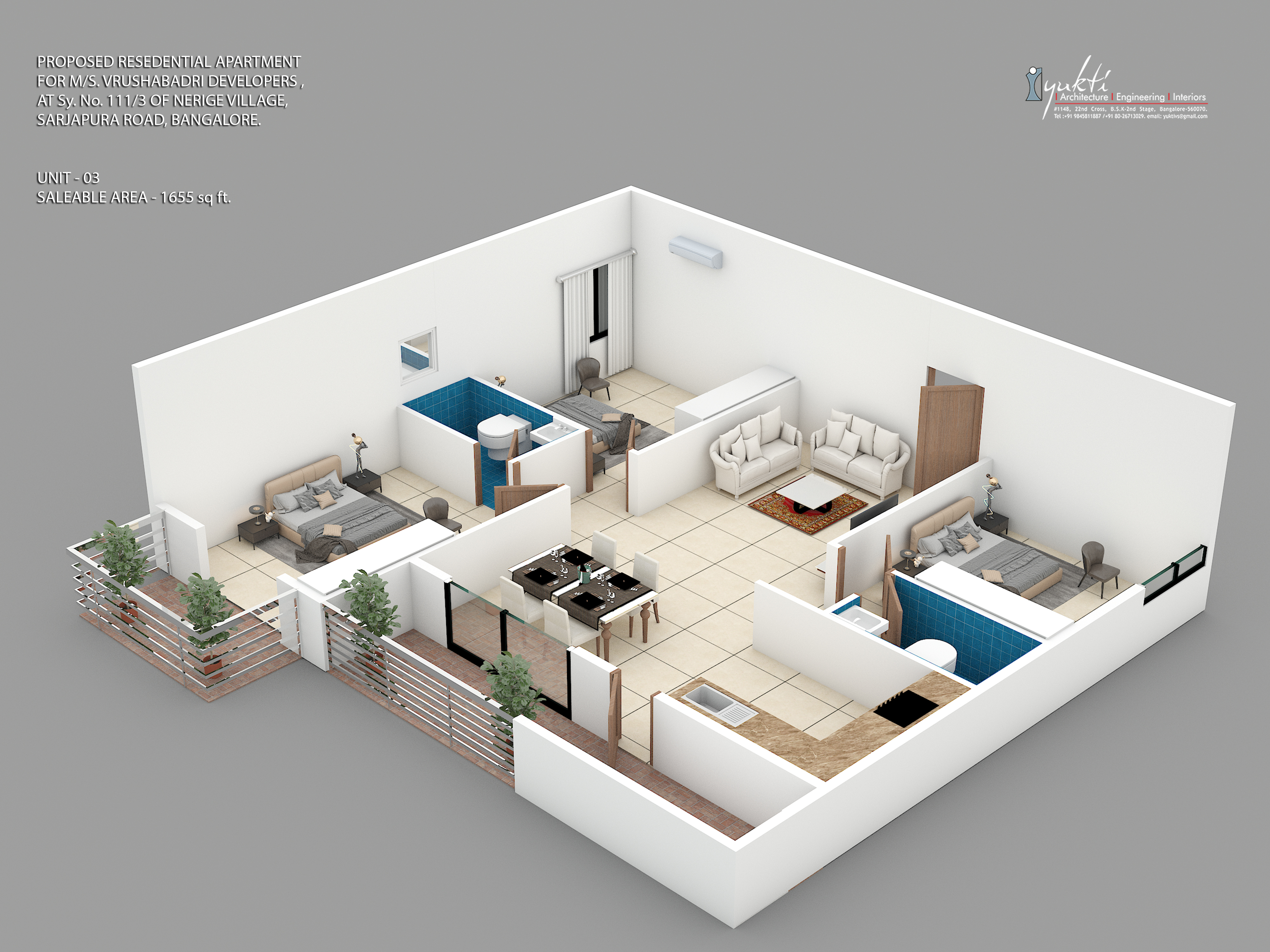 3BHK Plan